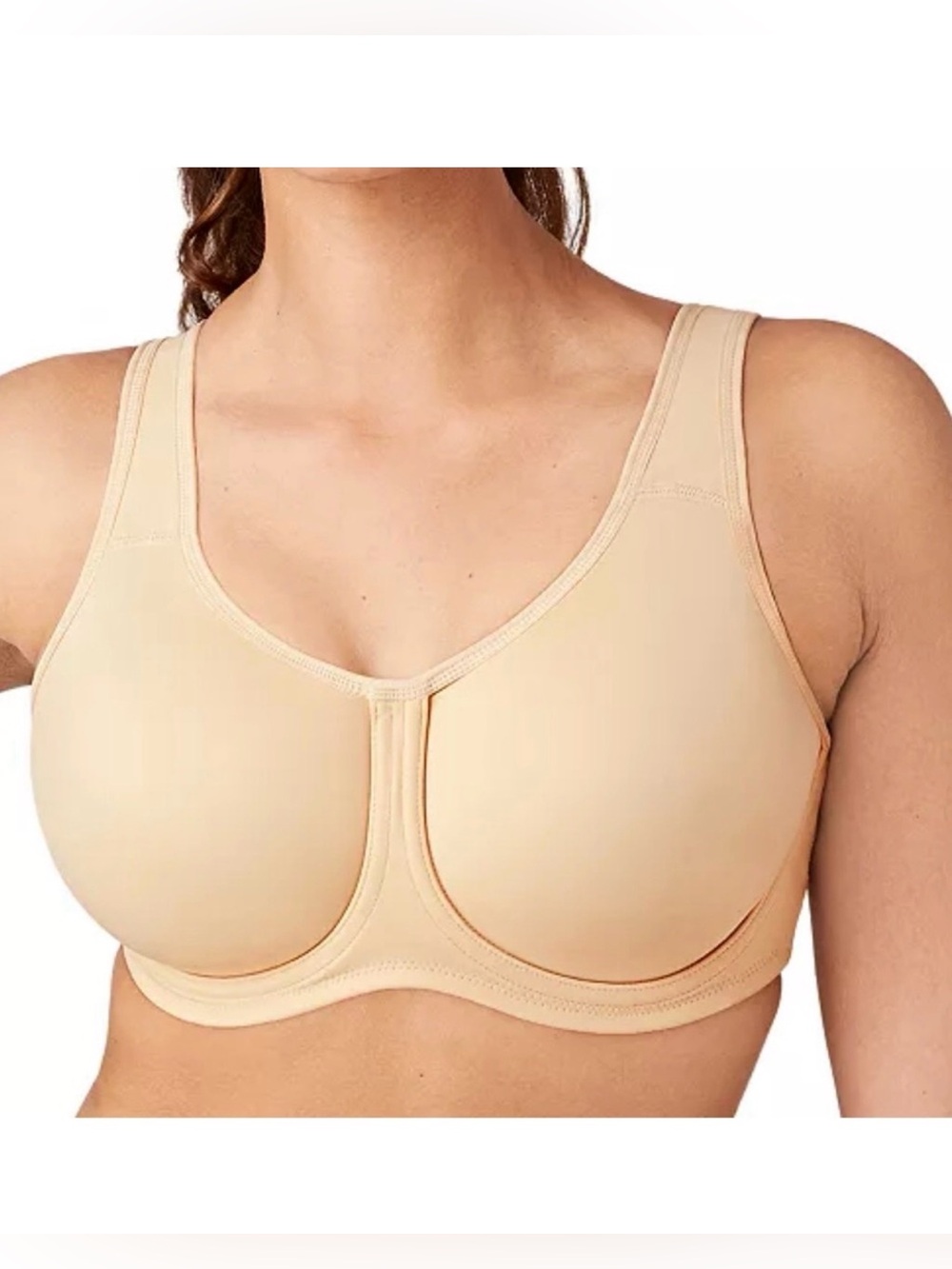 - Wacoal 40G Simone Underwire Cream Sports Bra! NEW!